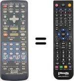 Replacement remote control Sharp VC-MH67GM