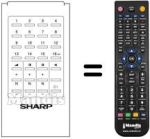 Replacement remote control Gm RRMCG0204CESA