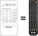 Replacement remote control RRMCG0403CESA