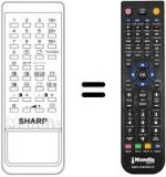 Replacement remote control RRMCG0498CESA