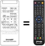 Replacement remote control RRMCG0716GE