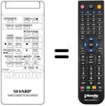 Replacement remote control RRMCG0778UM