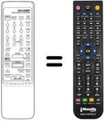 Replacement remote control RRMCG0892
