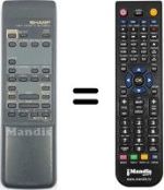 Replacement remote control RRMCG0960GE