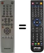 Gleichwertige Fernbedienung Samsung SV210X