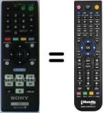 Replacement remote control Sony BDP-S483