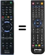Replacement remote control Sony KDL-32EX425