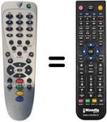 Replacement remote control REMCON557