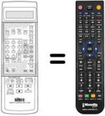 Replacement remote control Seleco SV2366