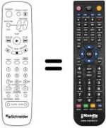 Replacement remote control REMCON227