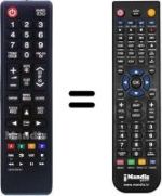 Gleichwertige Fernbedienung Samsung PS51E490B1W/XZG