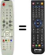 Gleichwertige Fernbedienung Samsung LE32A455C1D / /XKS