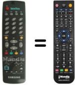 Gleichwertige Fernbedienung Samsung AA59-00007B