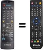 Gleichwertige Fernbedienung Samsung AA59-00007K