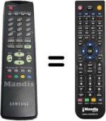 Gleichwertige Fernbedienung Samsung CW30A90SD