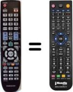 Replacement remote control Samsung RC-T8004