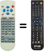 Replacement remote control Sanyo JXMFE
