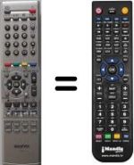 Replacement remote control Sanyo CE32LD6BKC