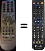 Replacement remote control SCHNEIDER STFT2208
