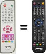 Replacement remote control Telefunken 8327