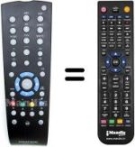 Gleichwertige Fernbedienung Grundig 42-4830T
