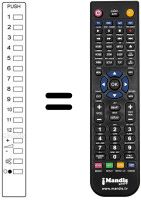 Gleichwertige Fernbedienung Panasonic TNQ1420