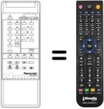 Gleichwertige Fernbedienung Panasonic TNQ8E0418