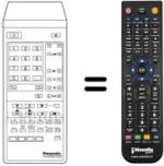 Gleichwertige Fernbedienung Panasonic TNQ8E0422