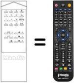 Replacement remote control REMCON765