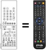 Gleichwertige Fernbedienung Panasonic TX-25A1