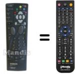 Replacement remote control Thomson 35061860