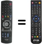 Gleichwertige Fernbedienung Toshiba 23306326