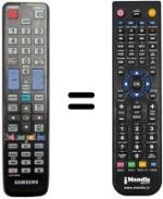 Gleichwertige Fernbedienung Samsung UE46D5000