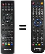 Replacement remote control LTW19X95 (V. 2016)