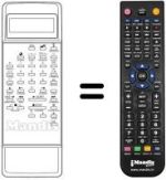 Replacement remote control REMCON158