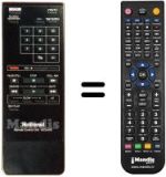 Gleichwertige Fernbedienung Panasonic VEQ0687
