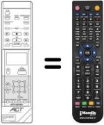 Gleichwertige Fernbedienung Panasonic VEQ0923