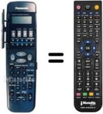 Gleichwertige Fernbedienung Panasonic VEQ1945
