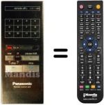Gleichwertige Fernbedienung Panasonic VSQ0380