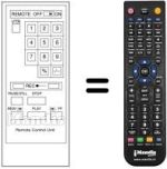 Gleichwertige Fernbedienung Panasonic VSQ0479