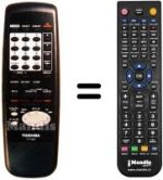 Gleichwertige Fernbedienung Toshiba V728W