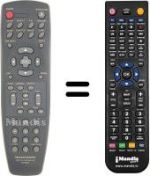 Replacement remote control RC3100DV