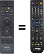 Gleichwertige Fernbedienung Philips DVD-R5570H