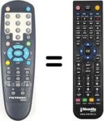 Replacement remote control Metronic ZAP BOX PLUG-IN2