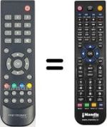 Replacement remote control Metronic ZAP BOX SINGLE4.4