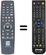 Replacement remote control Metronic ZAP BOX EASY