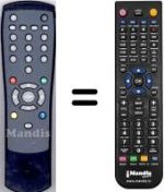 Replacement remote control Asci DTR1000