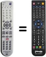 Replacement remote control Daewoo DHR7105