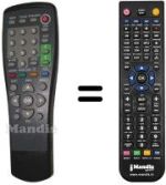 Replacement remote control Asci 9132176
