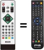 Gleichwertige Fernbedienung Metronic 441503 ZAP BOX SMART1